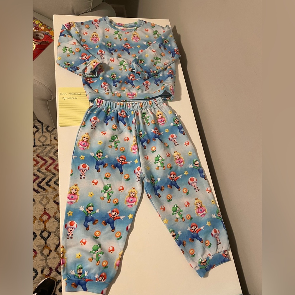 Junebug Bamboo Super Mario Level Up Sweatsuit